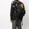 20 Classic Slogan Alphabet Printing Industrial Style Multiple Pockets Backpack Schoolbag