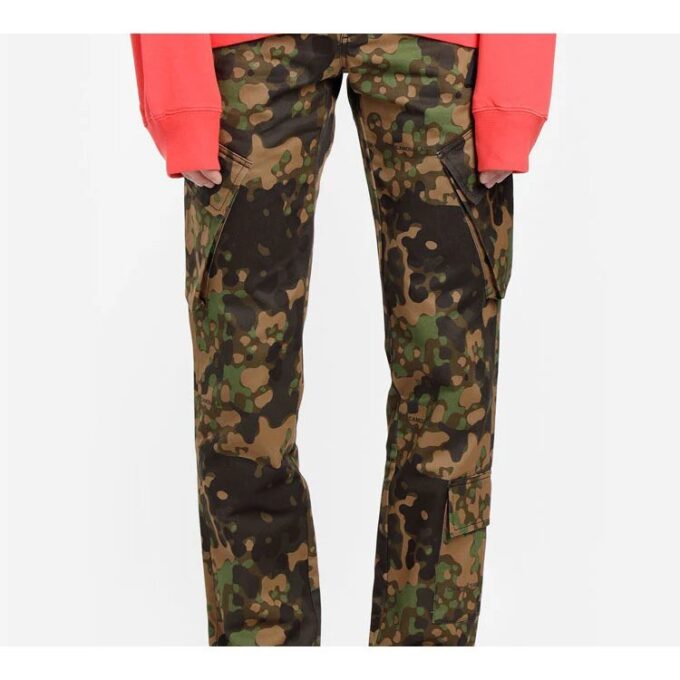 2019 SS Camouflage Cotton Cargo Pants