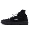 3.0 Off Court High Eco Canvas Sneaker “Black White”