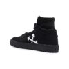 3.0 Off Court High Eco Canvas Sneaker “Black White”