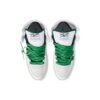3.0 Off Court Leather Sneakers “White Green”