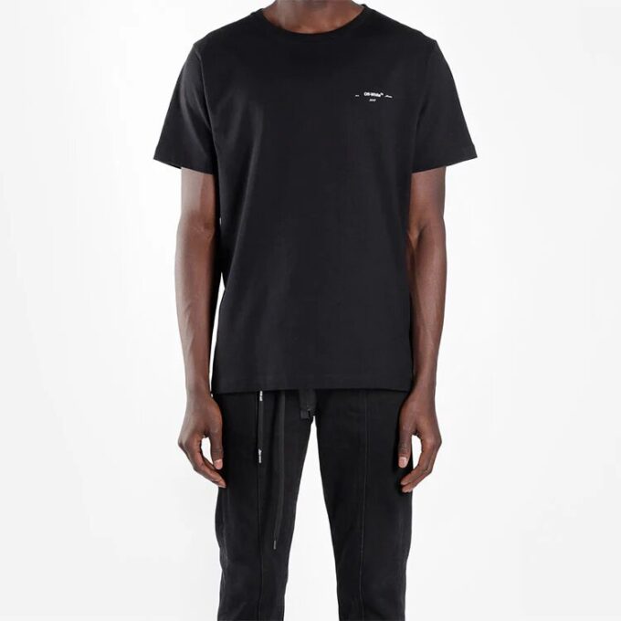3D Arrow Short Sleeve Ordinary Version Black