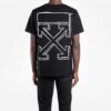 3D Arrow Short Sleeve Ordinary Version Black