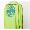 3D Logo Printing Long Sleeve Men Yellow