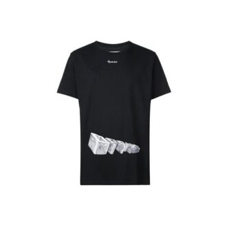 3D Printing Cotton Short Sleeve Black