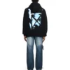 3D Spray Arrow Skate Hoodie