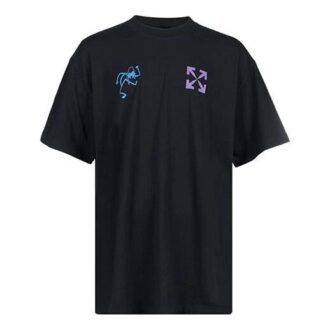 90s Liquid Over Short-Sleeve Tee “Black/Blue”