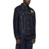 90s Logo Skate Denim Jacket “Raw Blue Gold”