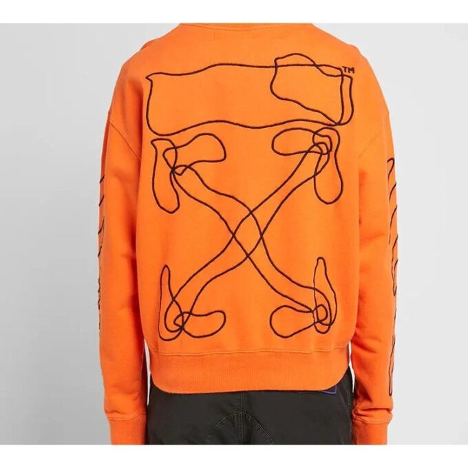 Aabstract Arrows Oversized Sweatshirt