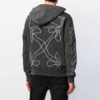 Abstract Arrows Slim Wmbroidered Diag