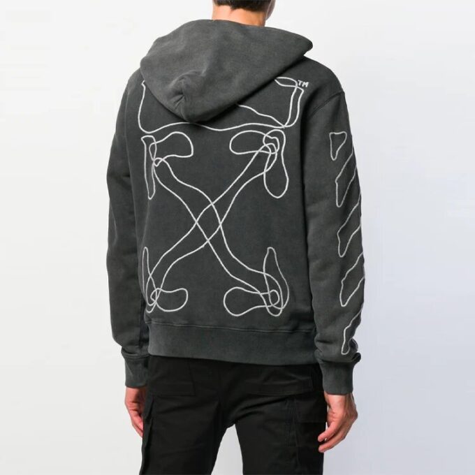 Abstract Arrows Slim Wmbroidered Diag