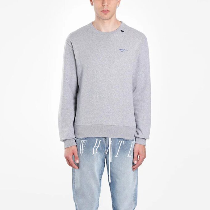 Acrylic Arrows Slim Crew Neck Sweater