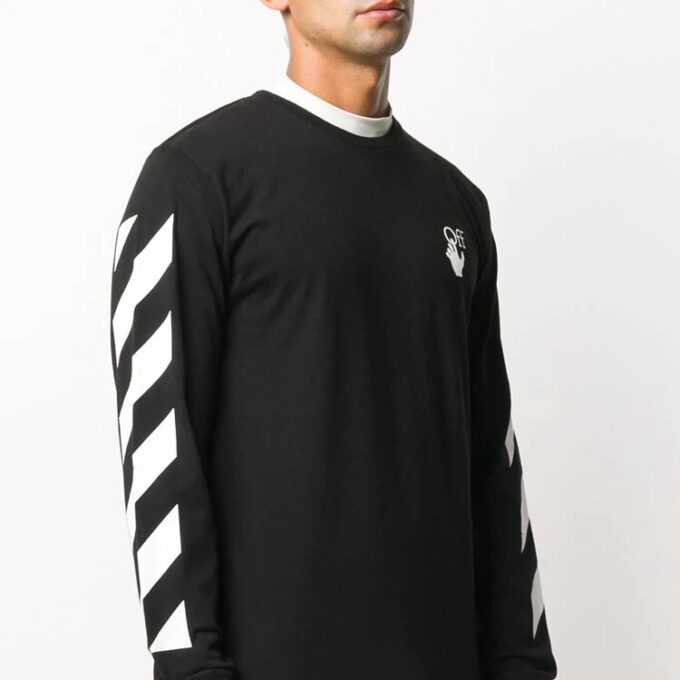 Agreement LogoPrinting Pullover Men Black