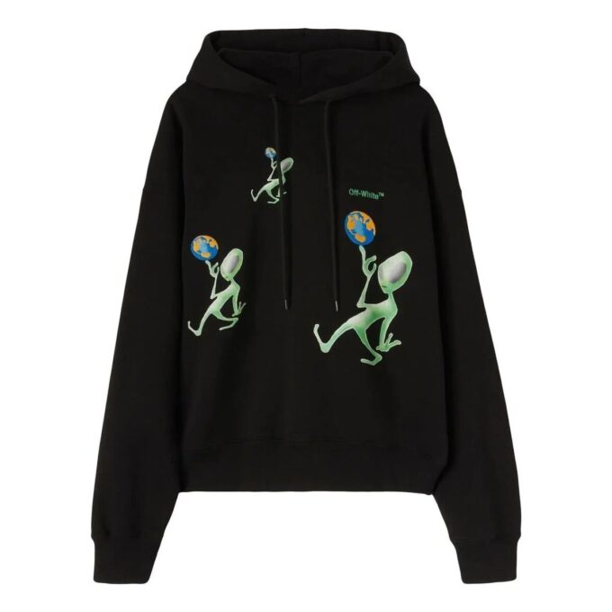 Alien Arrow Skate Hoodie “Black”