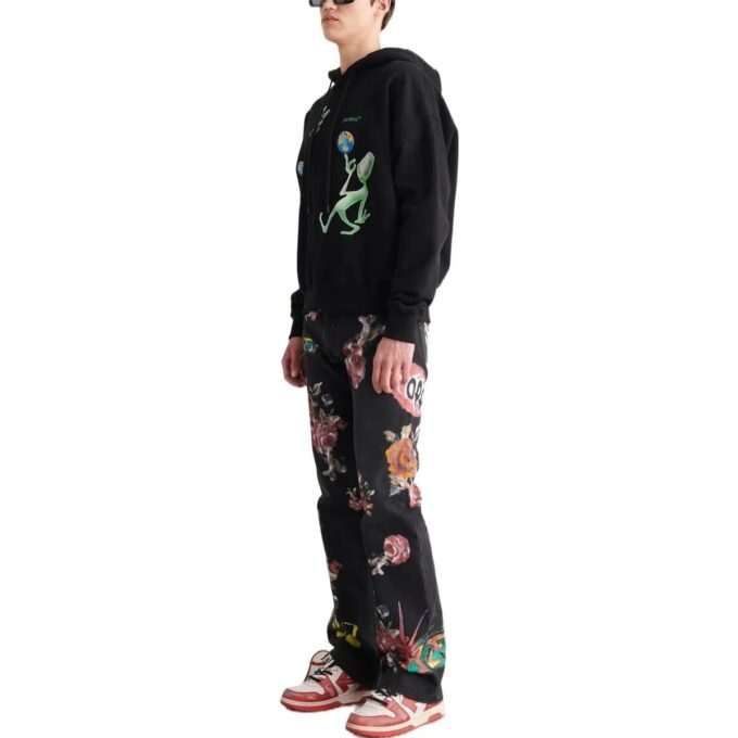 Alien Arrow Skate Hoodie “Black”