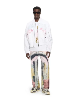All-over Moneyworld Slim Relax Jeans