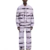 All-over Tie-dye Cropped Bomber