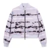All-over Tie-dye Cropped Bomber