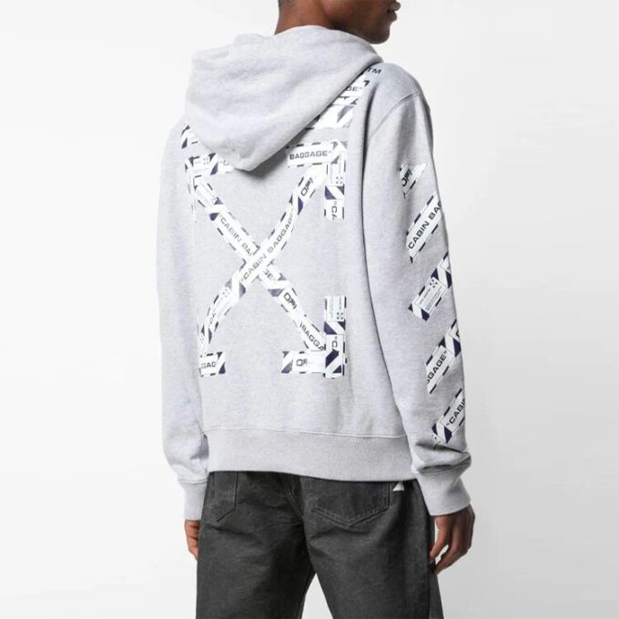 Alphabet Arrow Zipper light grey