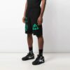 Alphabet Back Arrow Shorts Black