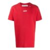 Alphabet Logo Pattern Short Sleeve Version Red