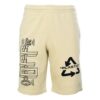 Alphabet Printing Logo Casual Shorts Version Yellow