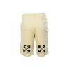 Alphabet Printing Logo Casual Shorts Version Yellow