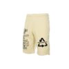 Alphabet Printing Logo Casual Shorts Version Yellow