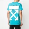 Alphabet Printing Short Sleeve Blue