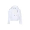 Applique Hooded Sweater Unisex White