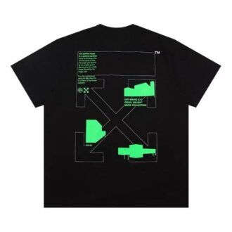 Arch Shapes Fluorescence Arrows Sketch Short Sleeve Mens Logo