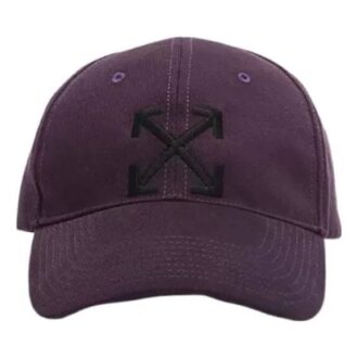Arrow Baseball Cap “Aubergine Purple”