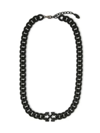 ARROW CHAIN NECKLACE BLACK