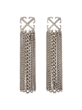Arrow Chain Pendant Earrings