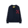 Arrow Diagonal Knit Cardigan