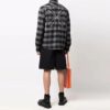 Arrow flannel Plaid Long Sleeves Shirt Version Black