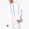 Arrow Gradient Drawstring Loose Fit White