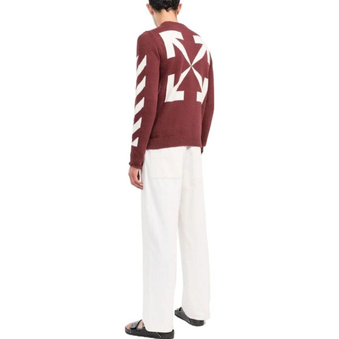Arrow Knit Crew Neck Jumpe