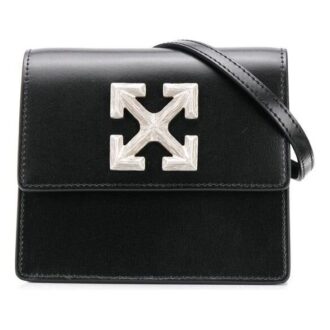 Arrow LeatherMessengerBag Unisex Black