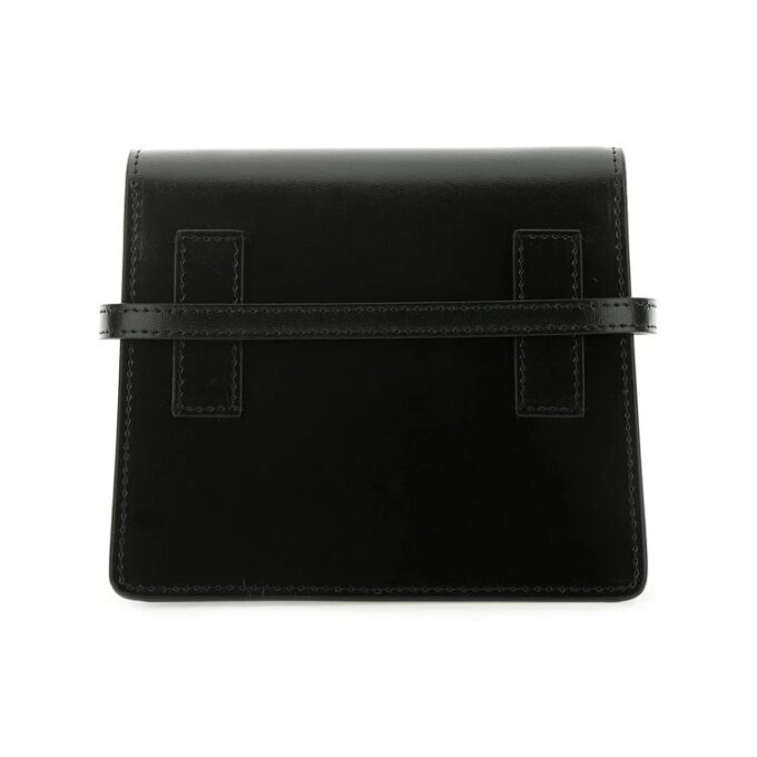 Arrow LeatherMessengerBag Unisex Black
