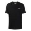 Arrow Logo Pattern Short Sleeve Slim Fit Version Black