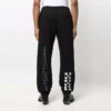 Arrow Logo Printing Athleisure Casual Sports Pants Black