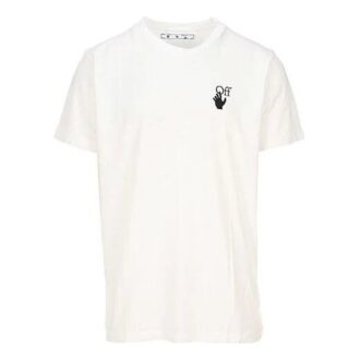 Arrow Painting Printing Short Sleeve White