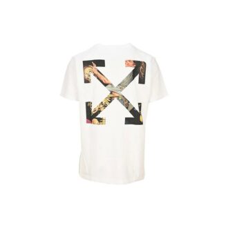 Arrow Painting Printing Short Sleeve White