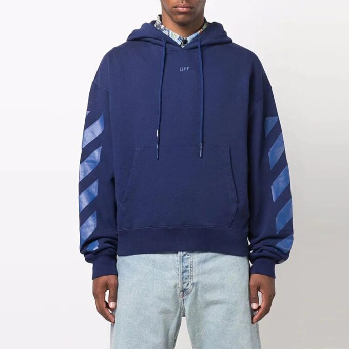 Arrow Pattern Logo Stripe Version Blue