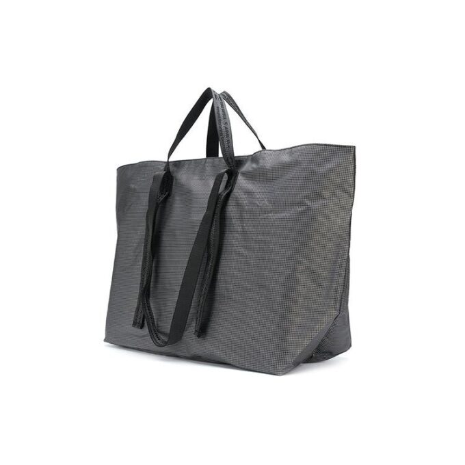 Arrow Printing Gray handbag White