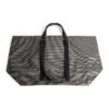 Arrow Printing Gray handbag White
