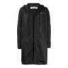 Arrow Printing hooded Windbreaker Black
