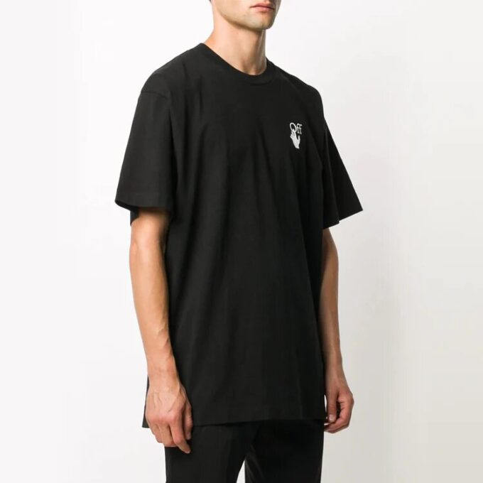 Arrows Agreement Print Oversize Short Sleeve