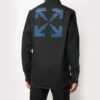 Arrows Arrow Pattern Denim Shirt Ordinary Version Black